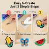 Sukh Fuse Beads - Fuse Beads Kit Melty Beads Kit Melting Beads Fuse Beads Bulk Iron Beads for Crafts, Ideal for Christmas Birthday Gifts (5400, White, 5MM) view 4