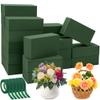 Aneco 24 Pieces Floral Foam Blocks with 6 Rolls Floral Tape 5.5''L x 3.1''W x 1.8''H Green Square Flower Foams Flower Arrangements Supplies for Dry & Wet Flower Wedding Home Decor and DIY Crafts view 1