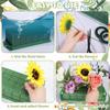 Aodaer 6 Pieces Floral Foam Cage with Floral Foam for Fresh and Artificial Flowers Rectangle Dry and Wet Flower Cage Bowl Holder for Wedding, Home and Garden Arrangement Decorations view 4