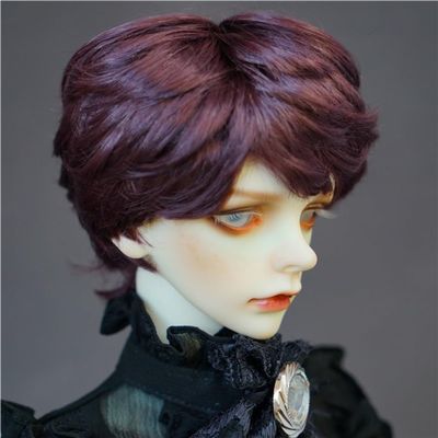 SssHam 1/3 1/4 1/6 BJD Dolls Wig Doll Hair Short Hair for Male Movable Doll Action FigureJointed Doll DIY Toys(1/3)