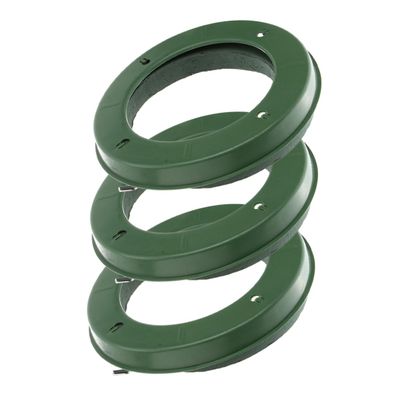 OSALADI 3pcs Round Floral Foam Rings with Suction Cups for Wedding Car Decorations Party Arrangements and Outdoor Events Effortless Setup Secure Attachment Versatile Floral Foam Blocks