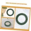 OSALADI 3pcs Round Floral Foam Rings with Suction Cups for Wedding Car Decorations Party Arrangements and Outdoor Events Effortless Setup Secure Attachment Versatile Floral Foam Blocks view 3
