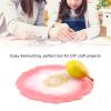 Large Round Resin Tray Mold, Irregular Silicone Serving Tray Geode Agate Mold Fruit Tray Silicone Casting Mould for Coaster, Fruit Board, Dessert Dish view 2