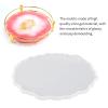 Large Round Resin Tray Mold, Irregular Silicone Serving Tray Geode Agate Mold Fruit Tray Silicone Casting Mould for Coaster, Fruit Board, Dessert Dish view 4