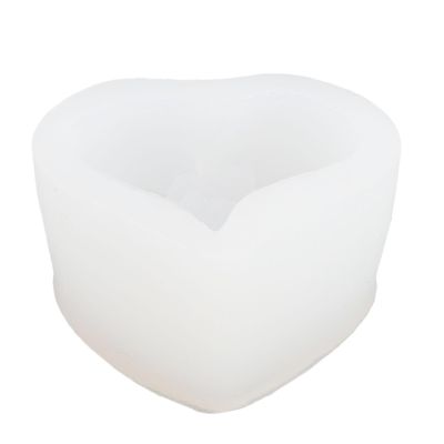 Aramox 3D Heart Flower Silicone Candle Shaper Glossy Interior for Quick Demolding Versatile Resin Soap Crafts Tool for Cake Decoration -40 to 446 Safe Temperature Range