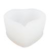 Aramox 3D Heart Flower Silicone Candle Shaper Glossy Interior for Quick Demolding Versatile Resin Soap Crafts Tool for Cake Decoration -40 to 446 Safe Temperature Range view 1