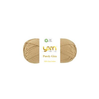 Purely Giza, Yarn Everse, 100% Giza Egyptian Cotton Yarn, Matte Finish, 50g/125m Skein Soft Yarn for Knitting & Crochet, Mercerized, Non-Splitting, Ideal for Baby & Summer Projects (5, 52)