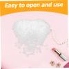 Lurrose 8000pcs Secure Locking Earring Backs Clear Silicone Stopper for Heavy Earrings for DIY Jewelry Making Compatible with Various Styles for Women Men view 3