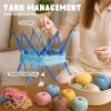 Yarn Winder | Electric Yarn Ball Winder Swift, 13oz Dual Strong Tension Knit Spinner for Crocheting, Automatic Crochet Wheel for Knitting Mothers Day Birthday Gift, Weaving Ball Yarning Cake Roller view 4