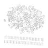 CORHAD 200pcs Clear Earring Backs Transparent Secure Locking Stoppers for DIY Jewelry Durable for Women and Men Quick Application Compatible with Various Designs view 1