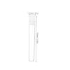 FELTECHELECTR 50pcs Portable Transparent Plastic Storage Tube Compact Needle Container for Sewing Travel and Home Organization Design for Easy Identification of Small Items view 2