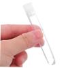 FELTECHELECTR 50pcs Portable Transparent Plastic Storage Tube Compact Needle Container for Sewing Travel and Home Organization Design for Easy Identification of Small Items view 4