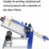 XFYGQTOM Cylinder Manual Printing Machine, Screen Printing Machine for Curved Bottles, Cylinder Screen Printing Machine, Diameter Less Than 170mm view 2