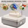Small Stained Glass Polishing Machine,Mini DIY Grinding Tool Kit,for Shaping Ceramic Glass (SingleLayer) view 2