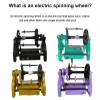 FXNFXLA Electric Spinning Wheel for Yarn Making, Professional Yarn Spinning Wheel Kit, Adjustable Speed Yarn Winding Machine, Forward and Reverse, for DIY Artisans view 2