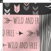 Fabric Pink Cheater Quilt Deer Woodland Baby Girl Wild and Free Cabincore Printed on Chiffon Fabric by the Yard - Upholstery Home Decor Bottomweight Apparel view 3