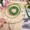 beinkmake 10m/32.8ft Green Tubing Roll Flower Stem Covers Tubes Artificial Accessories for Bundling Artificial Flowers Stems DIY Bouquets Wedding Corsage Arrangement Diameter 4.5mm view 3