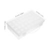 CHILDWEET Transparent Bead Organizer Box with Dividers Portable Craft Supply Storage Case for Jewelry Making Nail Art DIY Projects Locking System Viewing Lid for Easy Access view 2