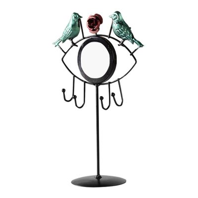 FRCOLOR Jewelry Display Rack Elegant Earring Storage Organizer with Unique Design for Desktop Stand for Home Decoration and Easy Access to Necklaces and Key Chains