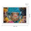 Puffer Fish Coral Fish Funny Diamond Painting Kits for Adults Square Drill Art Crafts Kits Home Wall Decor 8"x12" view 2