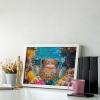 Puffer Fish Coral Fish Funny Diamond Painting Kits for Adults Square Drill Art Crafts Kits Home Wall Decor 8"x12" view 4