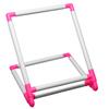 Veemoon 1Pc Cross Stitch Holder PVC Desktop Stand for Embroidery Hands Rack with Unique Clamp Design Easy to Assemble for DIY Projects and Crafts Stable Embroidery Shelf view 1