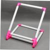 Veemoon 1Pc Cross Stitch Holder PVC Desktop Stand for Embroidery Hands Rack with Unique Clamp Design Easy to Assemble for DIY Projects and Crafts Stable Embroidery Shelf view 4
