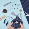 FREEBLOSS Sashiko Coin Purse DIY Kit with Instructions Pre- Printed Sashiko Kit for Beginners Japanese Embroidery Bag for Girls Mums Gift view 4