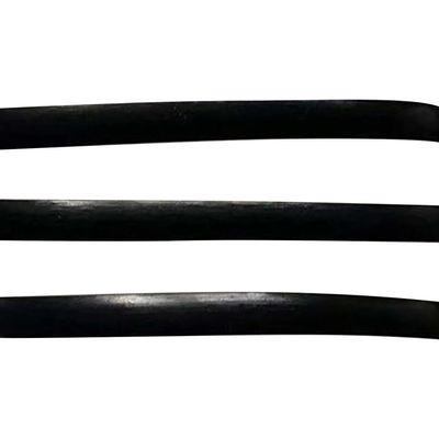 homeemoh Plastic Wicker Repair Supplies 500g 5mm Flat Synthetic Rattan Polyethylene Woven Material for Patio Wicker Furniture DIY Crafts (Black)