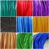 homeemoh 3.8mm Round Rattan, 500g Synthetic Polyethylene Plastic Woven Rattan Weaving Raw Material for Handmade Repair Wicker Furniture (Green) view 4