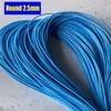 homeemoh 2.5mm Round Synthetic Rattan 500g Plastic Wicker Repair Kit Round Woven Rattan for Basket Making and DIY Crafts (Blue) view 2