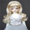 SssHam 1/3 1/4 BJD Doll Wig Doll Replace Light Gold Curly Hair for Female Movable Doll Action FigureJointed Doll DIY Toys(1/4) view 1