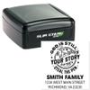 Slim Pre-Inked Custom Address Stamper with Inspirational Rubber Stamp - God is Still Writing Your Story Design, Faith-Based Message, Durable Self-Inking Stamp for Personal and Office Use view 2