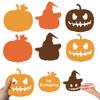 30 Pcs Autumn Bulletin Pumpkin Shaped Die Cuts Board Decor 6.3 x 6 inch Thanksgiving Pumpkin Cutouts Halloween Shape Paper Cutouts of Classroom DIY Fall Craft Projects view 1