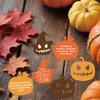 30 Pcs Autumn Bulletin Pumpkin Shaped Die Cuts Board Decor 6.3 x 6 inch Thanksgiving Pumpkin Cutouts Halloween Shape Paper Cutouts of Classroom DIY Fall Craft Projects view 4