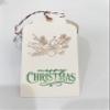 2PCS Christmas Wooden Rubber Stamp with Merry Christmas and Christmas Flower for Craft DIY Card and Scrapbooking view 2