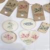 2PCS Christmas Wooden Rubber Stamp with Merry Christmas and Christmas Flower for Craft DIY Card and Scrapbooking view 4