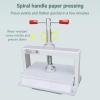 WEICNE Bookbinding Press Machine, A4 Flat Paper Press Machine, Manual Book Flattening Nipping Machine, for Smoothing Out Crumpled Booklets Photos Vouchers34.6cm X 22cm X 23cm view 4