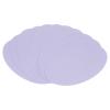 MECCANIXITY 30pcs Oval Card Stock 6-1/2 Inch 50lb/180gsm Thick Cutouts Coaster Paper for Craft Bulletin Board Decor, Light Purple view 1