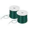 DMiotech 2 Rolls Elastic String for Bracelets, 1mm Stretch Bead Cord for Jewelry Making, Necklaces and Bracelet Making Green, 100m view 1