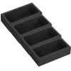 4 Pcs Graphite Molds For Metal Casting, 1Kg/2.2Lbs Crucible Molds For Gold, Silver, Aluminum, Copper, Brass view 4
