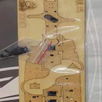 MRY-SFW CY350073 1/350 Chinese ironclad Zhenyuan Wooden Deck w/Chains forBronco NB5017