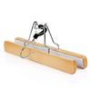 TEOYETTSF Trouser Clamp Hanger Solid Wood Felt Hook Pant Skirt Hangers Clothes Airer view 4