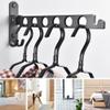 TEOYETTSF Portable Folding Clothes Hanger Hotel Wall-Mounted Bathroom Drying Rack Household Retractable Invisible Clothes Rail Drying Rack view 4