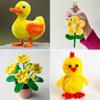 Caydo 100 Pieces Yellow Pipe Cleaners for Flowers, Flexible Chenille Stems Bulk for Creative DIY Crafts Project and Home Decoration, 6 mm x 12 Inch view 2