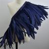 2M Tail Feathers Rooster Feather Trim for Halloween Dress Crafts Wings Cape Craft Decoration Gold 2M 25-30cm view 2