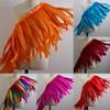 2M Tail Feathers Rooster Feather Trim for Halloween Dress Crafts Wings Cape Craft Decoration Gold 2M 25-30cm view 3