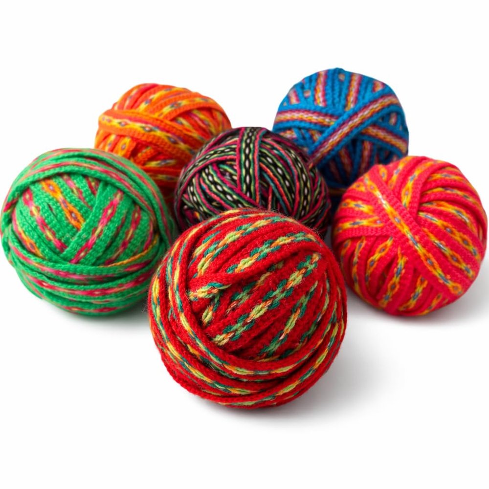 Zoeartcrafts Peruvian Ribbon, Peruvian fabric, 5.5 Yards, Peruvian Textiles, Andean Handicrafts Peruvian/Andean Style - Multicolor - Craft Supply, Decorative Ribbon/Bows (10)