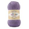 4 Skein/Pack Alize Diva 100% Microfiber Acrylic Yarn, 100g (3.5 oz) / 350m (383 Yards), Fingering Weight, Silky Soft, Perfect for Knitting, Crochet, Lightweight and Durable, (622 - Purple) view 1
