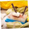 Veemoon Wooden Felting Needle Handle Replacement for Needle Felting Kit Beginner-Friendly Craft Tool Handheld view 4